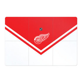 Магнитный плакат 3Х2 с принтом Detroit Red Wings в Кировске, Полимерный материал с магнитным слоем | 6 деталей размером 9*9 см | america | canada | hockey | nhl | usa | америка | детройт | канада | лед | нхл | ред | сша | уингз | хоккей