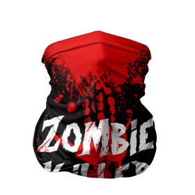 Бандана-труба 3D с принтом Zombie Killer в Кировске, 100% полиэстер, ткань с особыми свойствами — Activecool | плотность 150‒180 г/м2; хорошо тянется, но сохраняет форму | blood | dark | killer | monster | zombie | зомби | кровь | монстр | нечисть