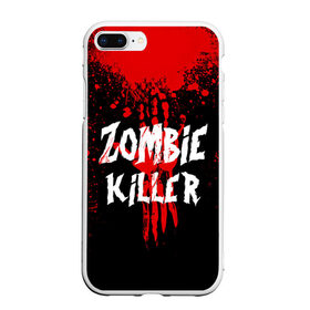 Чехол для iPhone 7Plus/8 Plus матовый с принтом Zombie Killer в Кировске, Силикон | Область печати: задняя сторона чехла, без боковых панелей | blood | dark | killer | monster | zombie | зомби | кровь | монстр | нечисть