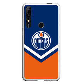 Чехол для Honor P Smart Z с принтом Edmonton Oilers в Кировске, Силикон | Область печати: задняя сторона чехла, без боковых панелей | Тематика изображения на принте: america | canada | hockey | nhl | usa | америка | детройт | канада | лед | нхл | ойлерз | сша | хоккей | эдмонтон