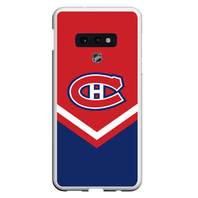 Чехол для Samsung S10E с принтом Montreal Canadiens в Кировске, Силикон | Область печати: задняя сторона чехла, без боковых панелей | Тематика изображения на принте: america | canada | hockey | nhl | usa | америка | канада | канадиенс | лед | монреаль | нхл | сша | хоккей