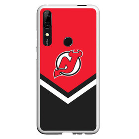 Чехол для Honor P Smart Z с принтом New Jersey Devils в Кировске, Силикон | Область печати: задняя сторона чехла, без боковых панелей | america | canada | hockey | nhl | usa | америка | девилз | джерси | канада | лед | нхл | нью | сша | хоккей