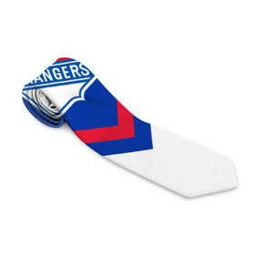 Галстук 3D с принтом New York Rangers в Кировске, 100% полиэстер | Длина 148 см; Плотность 150-180 г/м2 | america | canada | hockey | nhl | usa | америка | канада | лед | нхл | нью йорк | рейнджерс | сша | хоккей