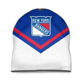 Шапка 3D с принтом New York Rangers в Кировске, 100% полиэстер | универсальный размер, печать по всей поверхности изделия | america | canada | hockey | nhl | usa | америка | канада | лед | нхл | нью йорк | рейнджерс | сша | хоккей