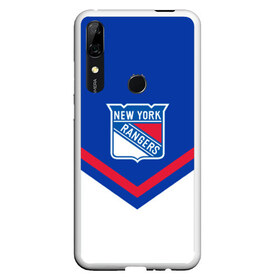 Чехол для Honor P Smart Z с принтом New York Rangers в Кировске, Силикон | Область печати: задняя сторона чехла, без боковых панелей | america | canada | hockey | nhl | usa | америка | канада | лед | нхл | нью йорк | рейнджерс | сша | хоккей