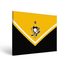 Холст прямоугольный с принтом Pittsburgh Penguins в Кировске, 100% ПВХ |  | america | canada | hockey | nhl | usa | америка | канада | лед | нхл | пингвинз | питтсбург | сша | хоккей