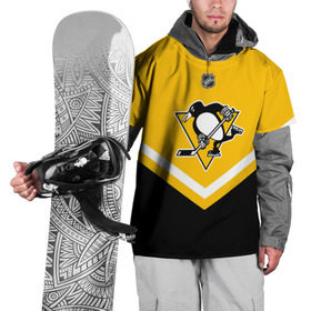 Накидка на куртку 3D с принтом Pittsburgh Penguins в Кировске, 100% полиэстер |  | Тематика изображения на принте: america | canada | hockey | nhl | usa | америка | канада | лед | нхл | пингвинз | питтсбург | сша | хоккей