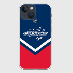 Чехол для iPhone 13 mini с принтом Washington Capitals в Кировске,  |  | america | canada | hockey | nhl | usa | америка | вашингтон | канада | кэпиталз | лед | нхл | овечкин | сша | хоккей