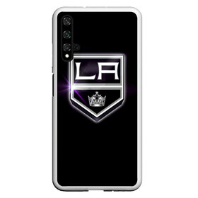 Чехол для Honor 20 с принтом Los Angeles Kings в Кировске, Силикон | Область печати: задняя сторона чехла, без боковых панелей | hockey | kings | los angeles | nhl | корона | нхл | хоккеист | хоккей