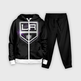 Детский костюм 3D с принтом Los Angeles Kings в Кировске,  |  | hockey | kings | los angeles | nhl | корона | нхл | хоккеист | хоккей