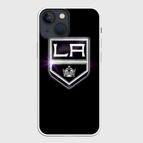 Чехол для iPhone 13 mini с принтом Los Angeles Kings в Кировске,  |  | Тематика изображения на принте: hockey | kings | los angeles | nhl | корона | нхл | хоккеист | хоккей