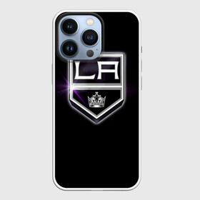 Чехол для iPhone 13 Pro с принтом Los Angeles Kings в Кировске,  |  | Тематика изображения на принте: hockey | kings | los angeles | nhl | корона | нхл | хоккеист | хоккей