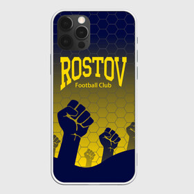 Чехол для iPhone 12 Pro с принтом Rostov Football club в Кировске, силикон | область печати: задняя сторона чехла, без боковых панелей | дону | на | ростов | ростов на дону