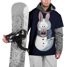 Накидка на куртку 3D с принтом Снэпчат кролик в Кировске, 100% полиэстер |  | Тематика изображения на принте: snapchat | радуга | снеговик | снэпчат | уши | фильтр | язык