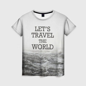 Женская футболка 3D с принтом приключения в Кировске, 100% полиэфир ( синтетическое хлопкоподобное полотно) | прямой крой, круглый вырез горловины, длина до линии бедер | adventure | travel | горы | приключения | путешествия | туризм | экстрим