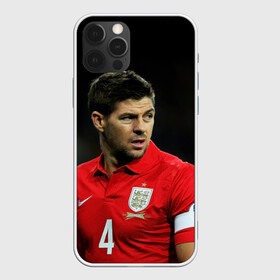 Чехол для iPhone 12 Pro с принтом Steven Gerrard в Кировске, силикон | область печати: задняя сторона чехла, без боковых панелей | Тематика изображения на принте: england national team | premier league | steven gerrard | англия | ливерпуль | стивен джеррард | футбол