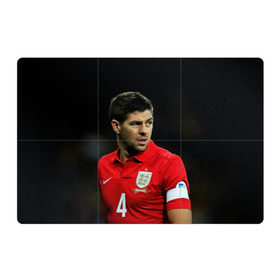 Магнитный плакат 3Х2 с принтом Steven Gerrard в Кировске, Полимерный материал с магнитным слоем | 6 деталей размером 9*9 см | england national team | premier league | steven gerrard | англия | ливерпуль | стивен джеррард | футбол