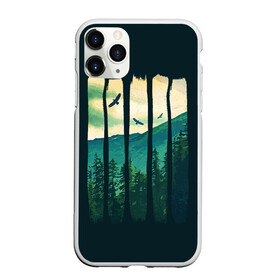 Чехол для iPhone 11 Pro Max матовый с принтом Green Life в Кировске, Силикон |  | bird | forest | green | mountain | nature | гора | дерево | деревья | зеленый | лес | природа | птицы