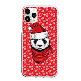 Чехол для iPhone 11 Pro Max матовый с принтом Панда Клаус в Кировске, Силикон |  | animal | bear | beast | claus | panda | santa | дед мороз | елка | зверь | клаус | медведь | новый год | панда | рождество | санта | снег