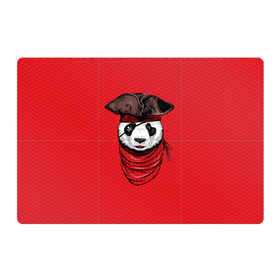 Магнитный плакат 3Х2 с принтом Панда пират в Кировске, Полимерный материал с магнитным слоем | 6 деталей размером 9*9 см | animal | bay | bear | beast | captain | panda | pirate | бухта | зверь | капитан | корабль | медведь | панда | пират