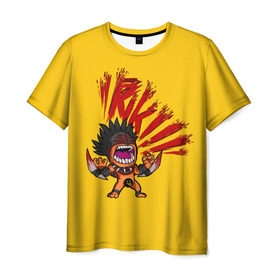 Мужская футболка 3D с принтом Bloodseeker Rage в Кировске, 100% полиэфир | прямой крой, круглый вырез горловины, длина до линии бедер | Тематика изображения на принте: dota | rage | riki | блудсикер | дота | кровь | рики | ярость