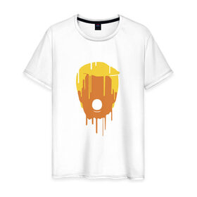 Мужская футболка хлопок с принтом Дональд Трамп в Кировске, 100% хлопок | прямой крой, круглый вырез горловины, длина до линии бедер, слегка спущенное плечо. | Тематика изображения на принте: 