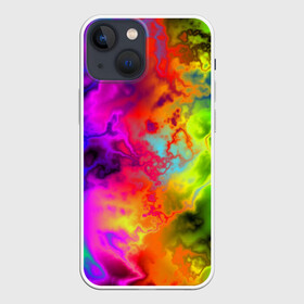 Чехол для iPhone 13 mini с принтом Красочное безумие в Кировске,  |  | кислота | радуга | разноцветный | яркий