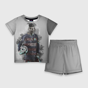 Детский костюм с шортами 3D с принтом Lionel Messi в Кировске,  |  | Тематика изображения на принте: лионель | месси