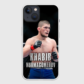 Чехол для iPhone 13 с принтом Хабиб Нурмагомедов в Кировске,  |  | ufc | хабиб нурмагомедов