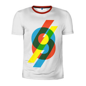 Мужская футболка 3D спортивная с принтом 69 в Кировске, 100% полиэстер с улучшенными характеристиками | приталенный силуэт, круглая горловина, широкие плечи, сужается к линии бедра | math | number | retro | алгебра | математика | ностальгия | ретро | цифра | число