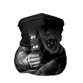 Бандана-труба 3D с принтом Гитарист в Кировске, 100% полиэстер, ткань с особыми свойствами — Activecool | плотность 150‒180 г/м2; хорошо тянется, но сохраняет форму | rock | гитара | рок | рок жив | рок музыка | русский рок