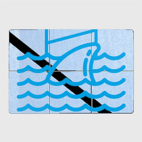 Магнитный плакат 3Х2 с принтом Акула сетевого в Кировске, Полимерный материал с магнитным слоем | 6 деталей размером 9*9 см | Тематика изображения на принте: mlm | акула | млм | сетевой маркетинг | сеть