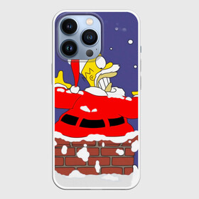 Чехол для iPhone 13 Pro с принтом Симпсоны новогодние 4 в Кировске,  |  | simpsons | барт | барт симпсон | гомер | гомер симпсон | новый год | симпсоны | снег | снежинки