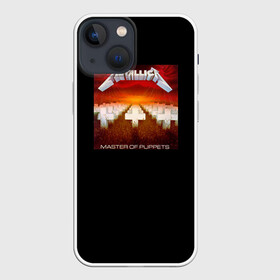Чехол для iPhone 13 mini с принтом Metallica 2 в Кировске,  |  | hetfield | master | metallica | mustaine | newsted | puppets | trujillo | ulrich | мастейн | металика | металл | металлика | ньюстед | рок | трухильо | ульрих | хэтфилд