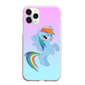 Чехол для iPhone 11 Pro матовый с принтом Rainbowdash в Кировске, Силикон |  | mlp | pony | rainbowdash | raindbow dash | пони