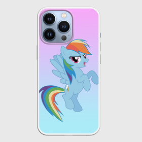 Чехол для iPhone 13 Pro с принтом Rainbowdash в Кировске,  |  | Тематика изображения на принте: mlp | pony | rainbowdash | raindbow dash | пони