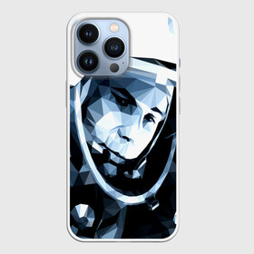 Чехол для iPhone 13 Pro с принтом Гагарин в Кировске,  |  | поехали | полигоны | юрий