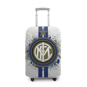 Чехол для чемодана 3D с принтом Internazionale в Кировске, 86% полиэфир, 14% спандекс | двустороннее нанесение принта, прорези для ручек и колес | forza | inter | internazionale | интер | италия | милан | футбол | футболист