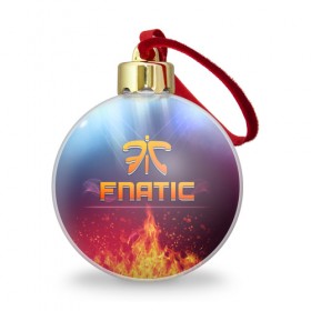 Ёлочный шар с принтом Fnatic Team в Кировске, Пластик | Диаметр: 77 мм | best team | fnatic | team