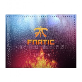 Обложка для студенческого билета с принтом Fnatic Team в Кировске, натуральная кожа | Размер: 11*8 см; Печать на всей внешней стороне | Тематика изображения на принте: best team | fnatic | team