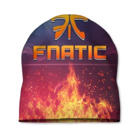 Шапка 3D с принтом Fnatic Team в Кировске, 100% полиэстер | универсальный размер, печать по всей поверхности изделия | Тематика изображения на принте: best team | fnatic | team