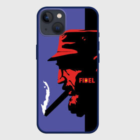 Чехол для iPhone 13 с принтом Fidel в Кировске,  |  | Тематика изображения на принте: castro | che | fidel | guevara | гевара | кастро | фидель | че