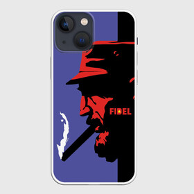 Чехол для iPhone 13 mini с принтом Fidel в Кировске,  |  | castro | che | fidel | guevara | гевара | кастро | фидель | че
