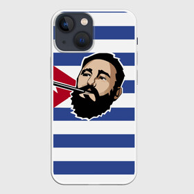 Чехол для iPhone 13 mini с принтом Fidel Castro в Кировске,  |  | castro | che | fidel | guevara | гевара | кастро | фидель | че