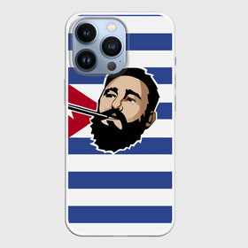 Чехол для iPhone 13 Pro с принтом Fidel Castro в Кировске,  |  | Тематика изображения на принте: castro | che | fidel | guevara | гевара | кастро | фидель | че
