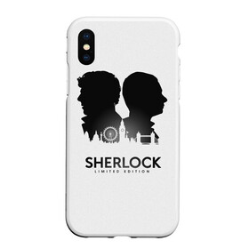 Чехол для iPhone XS Max матовый с принтом Sherlock Edition в Кировске, Силикон | Область печати: задняя сторона чехла, без боковых панелей | doctor | holmes | sherlock | watson | ватсон | доктор | профессор | холмс | шерлок