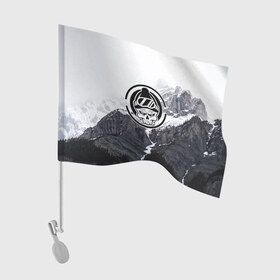 Флаг для автомобиля с принтом Snowboarding в Кировске, 100% полиэстер | Размер: 30*21 см | extreme | snowboarding | sport | winter | горы | движение | приключения | снег | сноуборд | спорт | экстрим