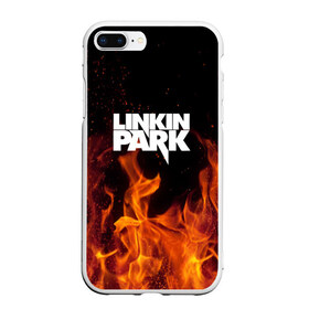 Чехол для iPhone 7Plus/8 Plus матовый с принтом Linkin park в Кировске, Силикон | Область печати: задняя сторона чехла, без боковых панелей | rok | линкин | музыка | парк | рок