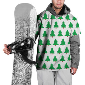 Накидка на куртку 3D с принтом Ёлки-палки в Кировске, 100% полиэстер |  | happy new year | ёлка | зима | конфетти | новый год | праздник | снег | снежинки