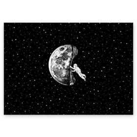 Поздравительная открытка с принтом Начало ночи в Кировске, 100% бумага | плотность бумаги 280 г/м2, матовая, на обратной стороне линовка и место для марки
 | astronaut | cosmonaut | cosmos | galaxy | hipster | moon | night | planet | space | star | universe | астронавт | вселенная | галактика | звезды | космонавт | космос | луна | ночь | планета | хипстер